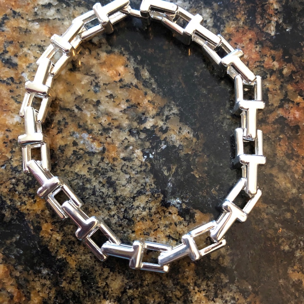 Tiffany & Co. T Chain Bracelet, Large 925